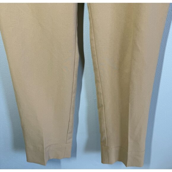 Oak + Fort Womens Trouser Pants Size 2 Tan Dress Pants Career Office Minimalist - Picture 4 of 10